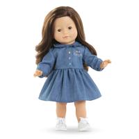 Corolle spijkerjurkje voor babypop, 36cm - thumbnail