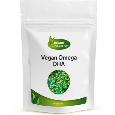 Vegan Omega DHA | 250 mg DHA | 60 softgels | Vitaminesperpost.nl