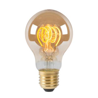 Lucide A60 - Filament lamp - Ø 6 cm - LED Dimb. - E27 - 1x4,9W 2200K - Amber Lucide A60 - Filament lamp - Ø 6 cm - LED Dimb. - E27 - 1x4,9W 2200K - Amber