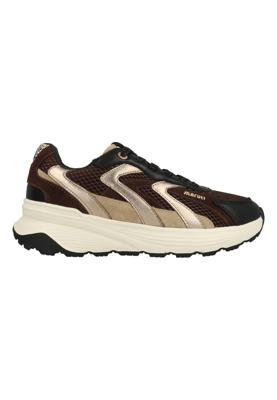 Maruti Dora Leather black brown sneakers Mesh Dames