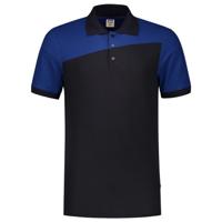 Tricorp Workwear 202006 Bicolor Naden unisex poloshirt Marine blauw Koningsblauw L - thumbnail