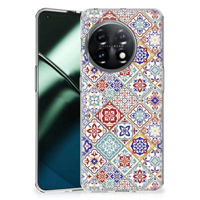 OnePlus 11 | TPU | Siliconen hoesje | Tiles Color OnePlus 11 | TPU | Siliconen hoesje | Tiles Color