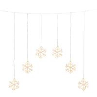 Kerstgordijn voor buiten - Warm wit - 48 LED&apos;s - Lengte : 0,9 m - thumbnail