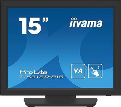 Iiyama ProLite T1531SR-B1S Touchscreen monitor Energielabel: E (A - G) 38.1 cm (15 inch) 1024 x 768 Pixel 4:3 18 ms HDMI, DisplayPort, Audio-Line-out, VGA VA Iiyama ProLite T1531SR-B1S Touchscreen monitor Energielabel: E (A - G) 38.1 cm (15 inch) 1024 x 768 Pixel 4:3 18 ms HDMI, DisplayPort, Audio-Line-out, VGA VA
