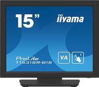 Iiyama ProLite T1531SR-B1S Touchscreen monitor Energielabel: E (A - G) 38.1 cm (15 inch) 1024 x 768 Pixel 4:3 18 ms HDMI, DisplayPort, Audio-Line-out, VGA VA - thumbnail