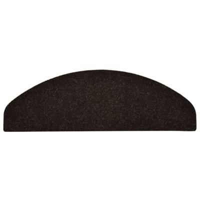 VidaXL Trapmatten zelfklevend 30 stuks 65x21x4 cm donkerbruin halfrond groot VidaXL Trapmatten zelfklevend 30 stuks 65x21x4 cm donkerbruin halfrond groot