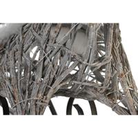 Kerstversiering DKD Home Decor Rendier en slee Wit vlechtwerk Rendier 75 x 20 x 53 cm - thumbnail
