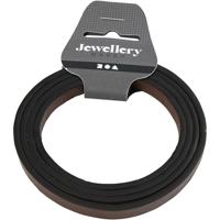 Creativ Company Band van imitatie leer, b: 10 mm, dikte 3 mm, bruin, 1 m/ 1 doos - thumbnail