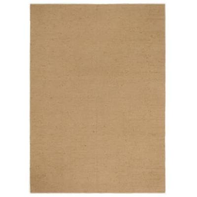 VidaXL Vloerkleed lussenpool handgemaakt 160x230 cm jute en katoen
