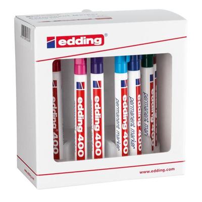 Viltstift edding 400 rond 1mm assorti | 7 stuks