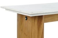 Wandtafel Home ESPRIT Wit Bruin Marmer Mangohout 120 x 38 x 77 cm - thumbnail