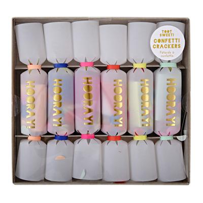 Toot Sweet confetti crackers (6st) Toot Sweet confetti crackers (6st)