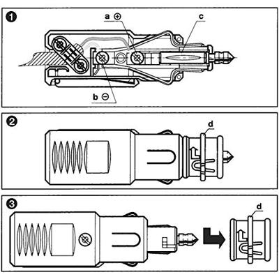 ProCar 67712000 Universele zekeringstekker Stroombelasting (max.): 8 A Geschikt voor Sigarettenaansteker en standaard contactdoos Stekker 12 V, 24 V