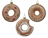 Kersthanger Donut kunststof dia.10cm - thumbnail