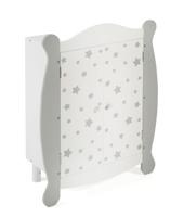 Poppen Kledingkastje - Grey Stars - thumbnail