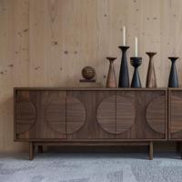 Zuiver TV-meubel 'Groove' Walnoothout, 120cm - thumbnail