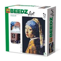 SES Creative Beedz Art Strijkkralen Meisje met de Parel 45.5x30 cm 7000 Stuks - thumbnail