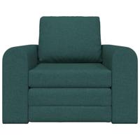 Slaapbank Donkergroen 98 x 71 x 83 cm Stof - thumbnail