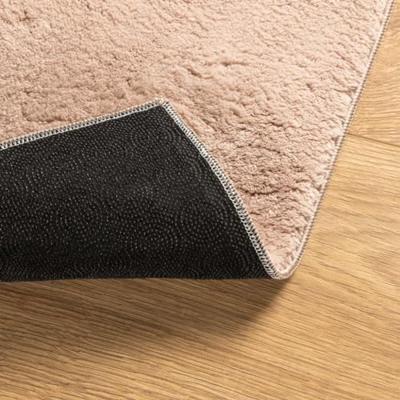 VidaXL Vloerkleed huarte laagpolig zacht wasbaar 80x200 cm roze