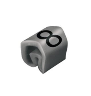 Weidmüller CLI C 02-3 GR/SW 8 MP Markeerring Opdruk 8 Buitendiameter 1.3 tot 3 mm 0252111527 Weidmüller CLI C 02-3 GR/SW 8 MP Markeerring Opdruk 8 Buitendiameter 1.3 tot 3 mm 0252111527