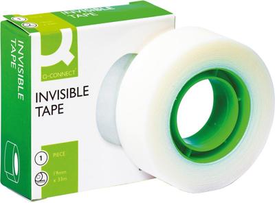 Q-Connect onzichtbaar plakband 19mmx33m