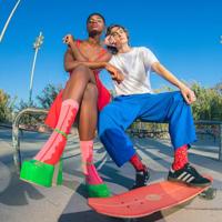 Verjaardagstaart sokken (set van 2) - thumbnail