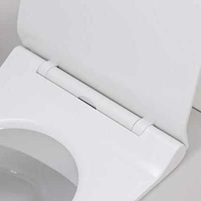 Toiletbril Tiger Veiros Met Deksel Thermoplast Wit - thumbnail