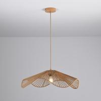 Hanglamp Avanta maronne l - Bruin - E27-fitting - IP20 voor binnen - Gevlochten papieren koord - thumbnail