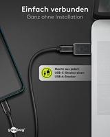 Goobay USB naar USB-C adapter zwart - 9550400 - thumbnail