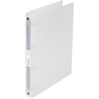 Q-CONNECT ringmap, PP, 4 ringen, 25 mm, transparant - thumbnail