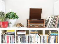 Denver MCR-50 USB-platenspeler Hout - thumbnail