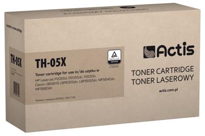Actis TH-05X toner voor HP, Canon printers, Vervanging HP 05X CE505X, Canon CRG-719H; Standaard; 6500 pagina's; zwart Actis TH-05X toner voor HP, Canon printers, Vervanging HP 05X CE505X, Canon CRG-719H; Standaard; 6500 pagina's; zwart