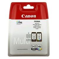 Canon PG-545/CL-546 Multipack Origineel Zwart, Cyaan, Magenta, Geel 2 stuk(s) - thumbnail