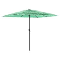 Parasol met stalen paal 248x248x248 cm groen - thumbnail