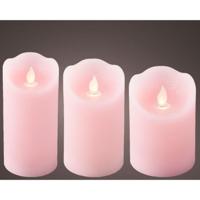 LED Waving Kaarsen 3 Stuks Roze - thumbnail
