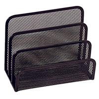 Q-CONNECT briefhouder 3 delig metaal zwart - thumbnail