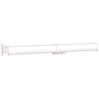 VidaXL Beslagset schuifdeur 183 cm aluminiumlegering zilverkleurig - thumbnail