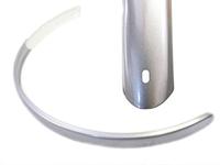 White Label achterspatbord 26/28" metallic grijs - thumbnail