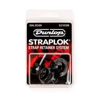 Dunlop SLS1033BK Straplok Strap Retainers Dual Design Black - thumbnail