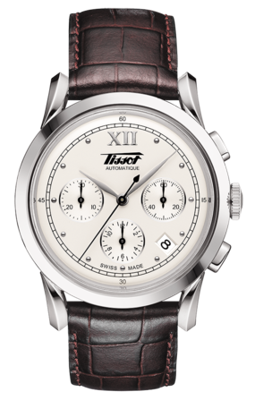 Horlogeband Tissot T66171233 / T610014569 Leder Bruin 20mm