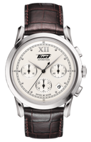 Horlogeband Tissot T66171233 / T610014569 Leder Bruin 20mm - thumbnail