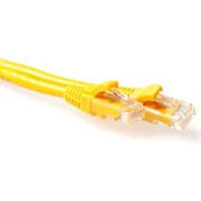 ACT IS8852 U/UTP CAT6 Patchkabel Snagless Geel - 25 cm ACT IS8852 U/UTP CAT6 Patchkabel Snagless Geel - 25 cm