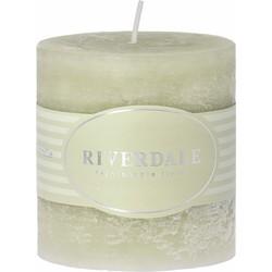 Riverdale Geurkaars Pillar pistache 7,5x7,5cm Riverdale Geurkaars Pillar pistache 7,5x7,5cm
