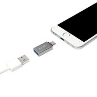 LogiLink AU0040 USB 3.1 C USB 3.0 A, Micro USB 2.0 Aluminium kabeladapter/verloopstukje - thumbnail