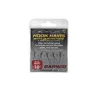 Korum Barbed Hook Hairs With Quickstops Size 16, 5 st - thumbnail