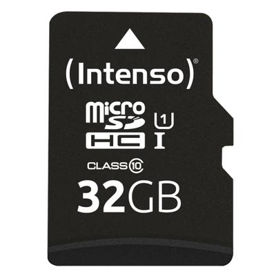 Micro SD geheugenkaart met adapter INTENSO 34234 UHS-I Premium Inhoud 32 GB - thumbnail
