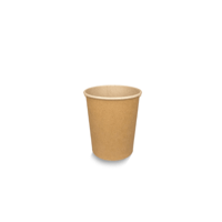 Kartonnen koffiebeker 120cc 4oz Kraft - thumbnail