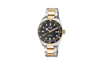 Gevril Men&apos;s Yorkville Black Dial IP Yellow Gold Watch 48608 Heren Horloge - thumbnail