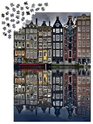 Amsterdam Houses Puzzel 1000 Stukjes
