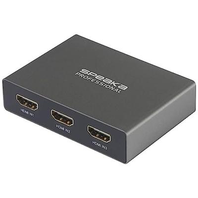 SpeaKa Professional SP-HDS-210 3 poorten HDMI-switch UHD 8K @ 60 Hz, UHD 4K @ 120 Hz SpeaKa Professional SP-HDS-210 3 poorten HDMI-switch UHD 8K @ 60 Hz, UHD 4K @ 120 Hz